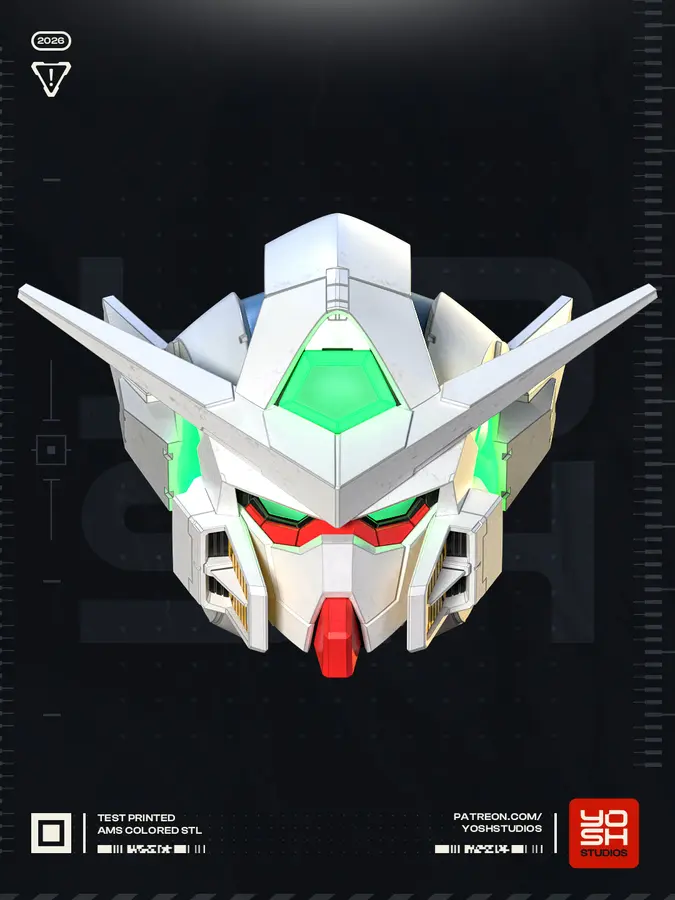 Gundam Exia Helmet preview