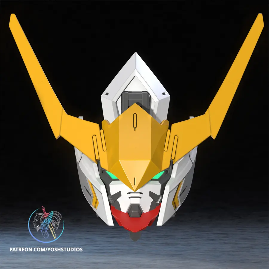 Gundam Barbatos Helmet preview