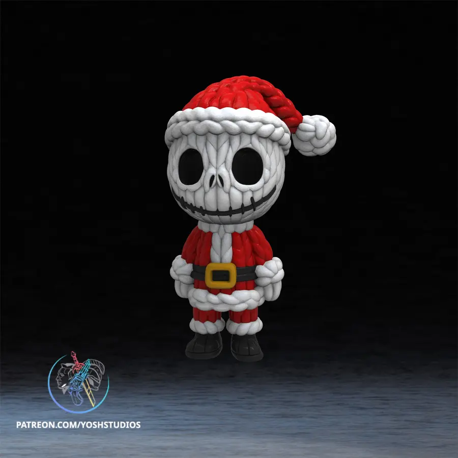 Bonus File_ Knitty Jack Skellington Santa preview
