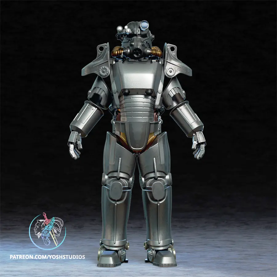 Fallout T-45 Armor preview